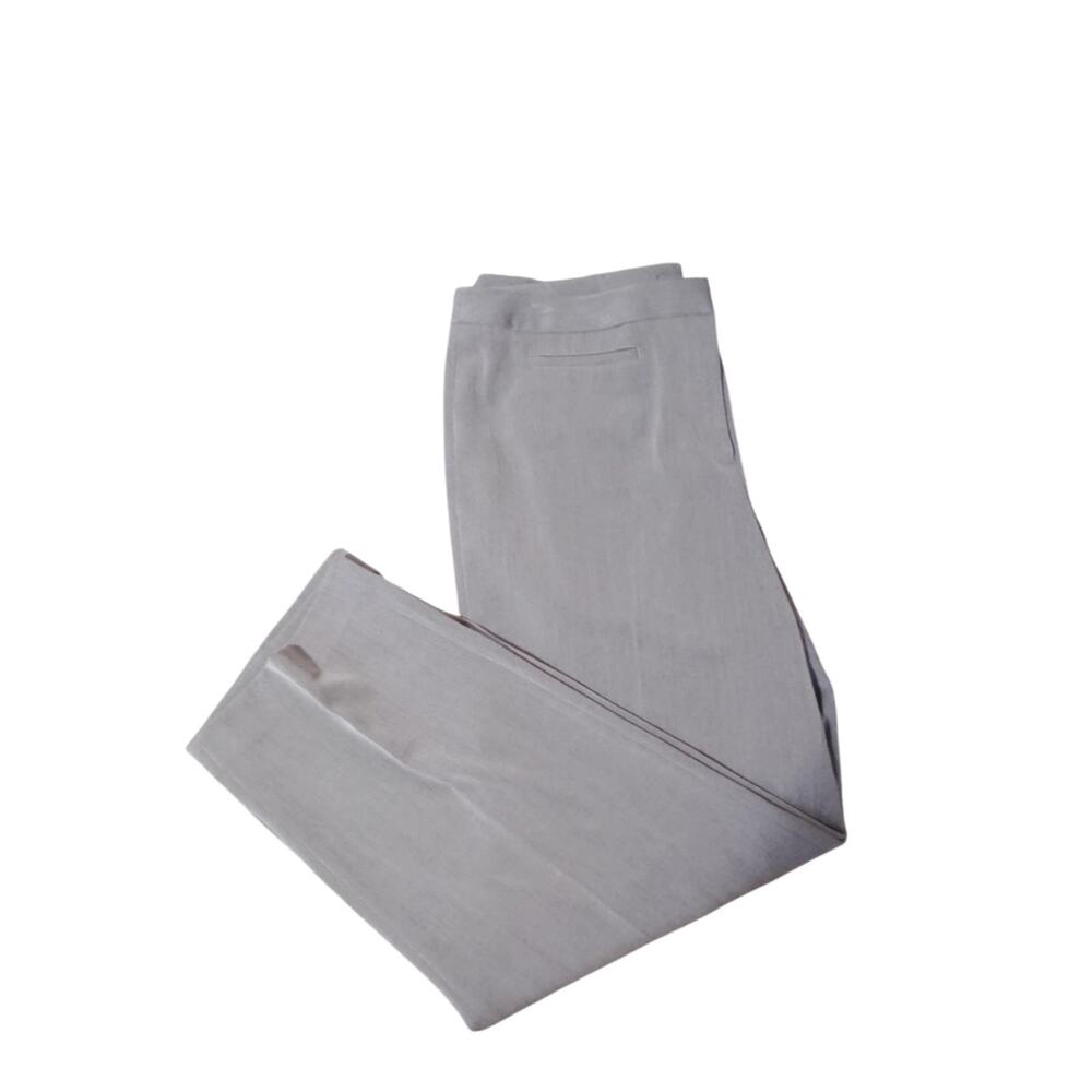 Liz Claiborne‎ Audra Pants Women’s Size 16 Gray Flared Leg